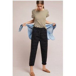 Anthropologie Ikat High Rise Beaded Beach Pants - XS